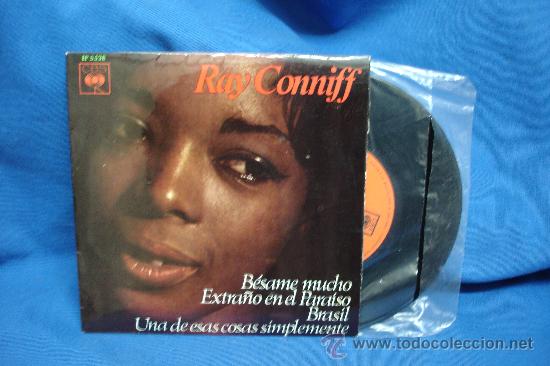 Discos de vinilo: RAY CONNIFF Y SU ORQUESTA - B&Eacute;SAME MUCHO + 3 - CBS 1968 - Foto 1
