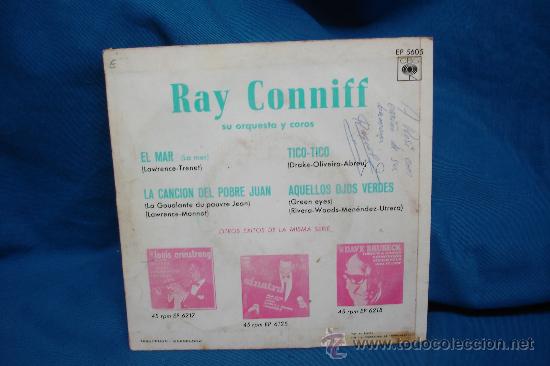 Discos de vinilo: RAY CONNIFF Y SU ORQUESTA - LA MER + 3 - CBS 1966 - Foto 2