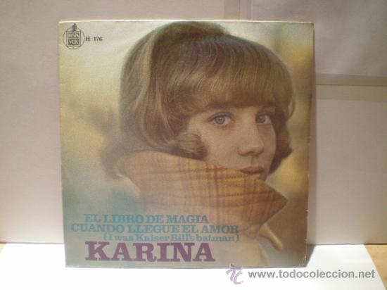 Discos de vinilo: SINGLE DE KARINA - Foto 1