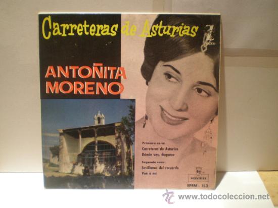 Discos de vinilo: SINGLE DE ANTO&Ntilde;ITA MORENO - A&Ntilde;OS 60 - Foto 1