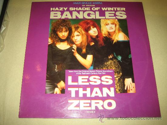 Discos de vinilo: BANGLES - BSO - LESS THAN ZERO - ED. ESPA&Ntilde;A 1987 - Foto 1