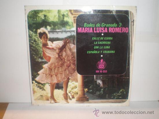 Discos de vinilo: SINGLE DE MARIA LUISA ROMERO - Foto 1