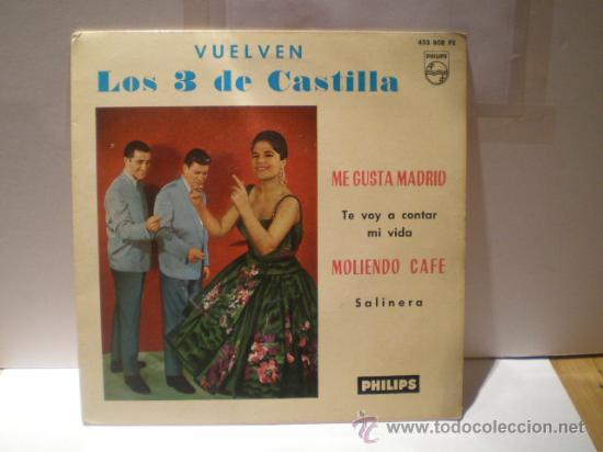 Discos de vinilo: SINGLE DE LOS TRES DE CASTILLA - Foto 1