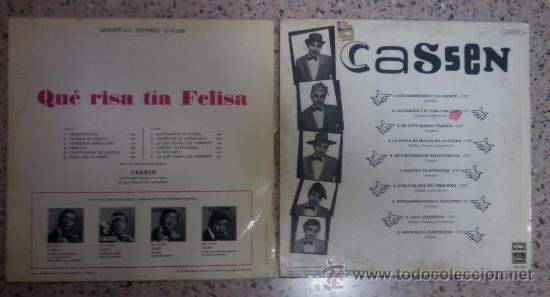 Discos de vinilo: CASSEN - LOTE DE DOS LP. - Foto 2