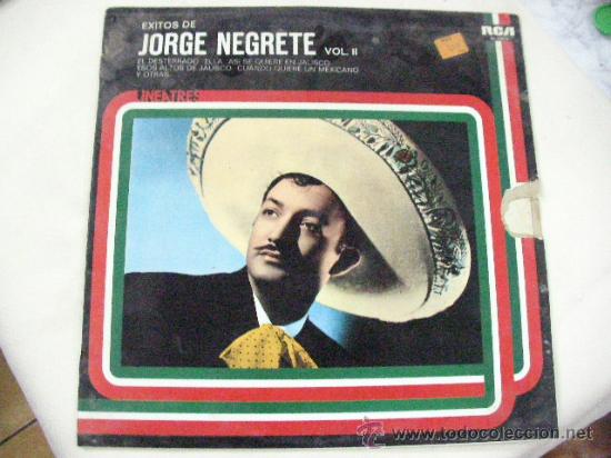 Discos de vinilo: DISCO LP EXITOS DE JORGE NEGRETE VOL.II - D7 - Foto 1