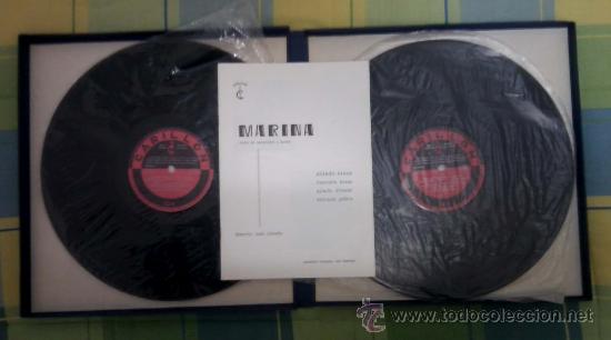 Discos de vinilo: MARINA - OPERA DE CAMPRODON Y ARRIETA. - Foto 2
