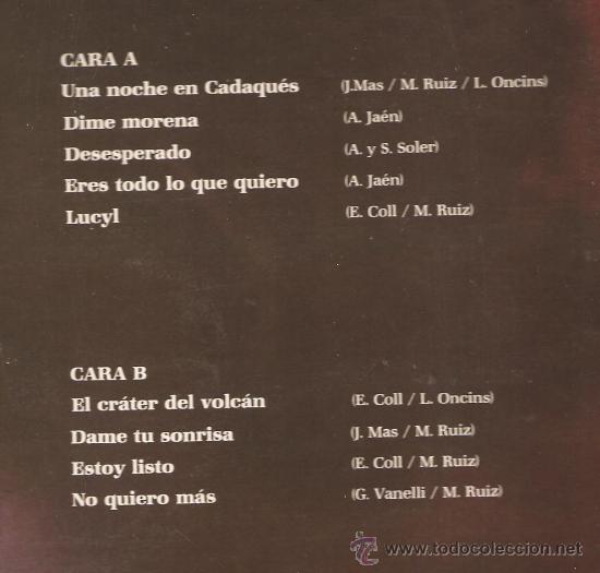 Discos de vinilo: LP MARINO - UNA NOCHE EN CADAQUES - Foto 2