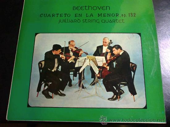Discos de vinilo: BEETHOVEN - CUARTETO EN LA MENOR OP.132 - JULLIARD STRING QUARTET - LP DE VINILO - Foto 1