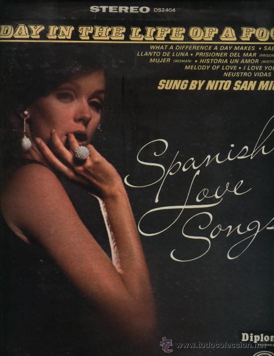 Vinyl records: Spanish Love Songs - Sung By Nito San Miguel