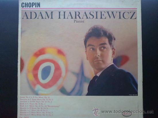 Discos de vinilo: CHOPIN - ADAM HARASIEWICZ, PIANO - LP DE VINILO - Foto 1