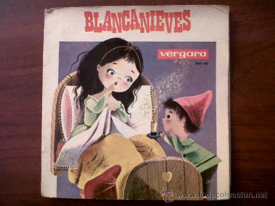 Discos de vinilo: DISCO SINGLE CUENTO INFANTIL-BLANCANIEVES-VERGARA-1965 - Foto 1
