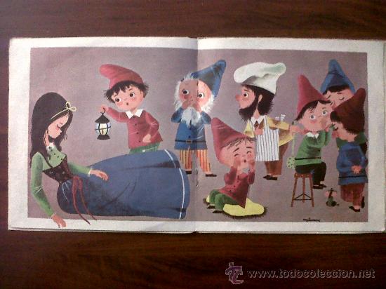 Discos de vinilo: DISCO SINGLE CUENTO INFANTIL-BLANCANIEVES-VERGARA-1965 - Foto 3