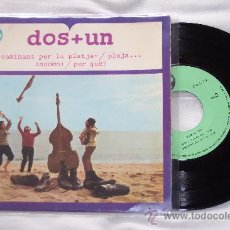 Discos de vinilo: DOS+UN - 7´EP CAMINANT PER LA PLATJA + 3 EDITA DCD (1968) CANTADO CATALAN -FLOK PROGRE.