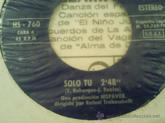 Discos de vinilo: MODULOS SOLO TU SINGLE 1971 SIN CARPETA - Foto 1