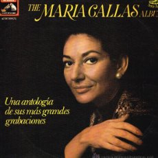 Discos de vinilo: MARIA CALLAS - THE MARIA CALLAS ALBUM - DOBLE LP 1978 - PORTADA DOBLE. Lote 30574226