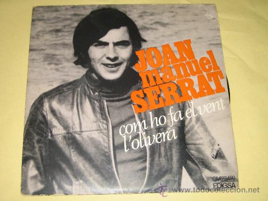 Discos de vinilo: SERRAT - COM HO FA EL VENT - L&acute;OLIVERA - 1969 - Foto 1