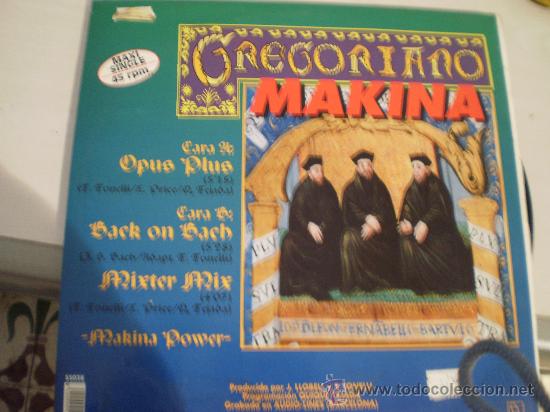 Discos de vinilo: Gregoriano.Makina. 12&rdquo; - Foto 1
