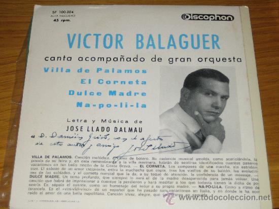 Discos de vinilo: VICTOR BALAGUER - 1965 - Foto 2