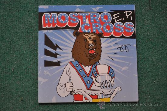 Discos de vinilo: MOSTROS - MOTOCROSS split  ( con ex CEREBROS EXPRIMIDOS ) - Foto 1