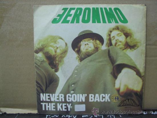 Discos de vinilo: JERONIMO - NEVER GOIN BACK / THE KEY - EDICION FRANCESA - ADMIRAL - Foto 1