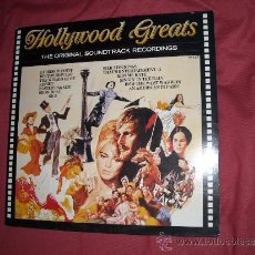 Discos de vinilo: HOLLYWOOD GREATS LP DOBLE BANDA SONORA ORIGINALES VARIOS VER FOTO. Lote 30652189