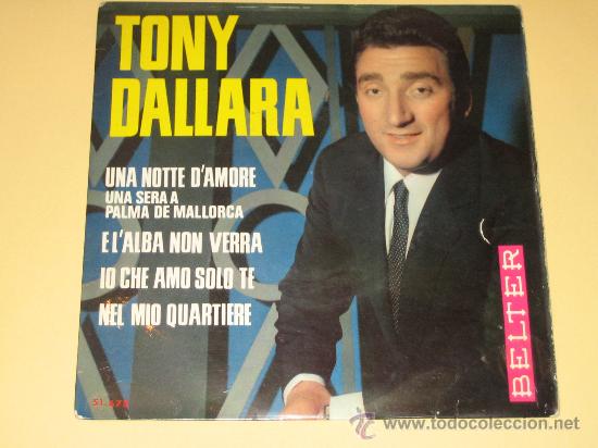 Discos de vinilo: TONY DALLARA - ED. ESPA&Ntilde;OLA (MALLORCA) - Foto 1