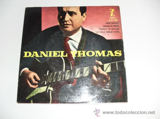 Discos de vinilo: DANIEL THOMAS - ADIOS TRISTEZA + 3 EP 1960 - Foto 1