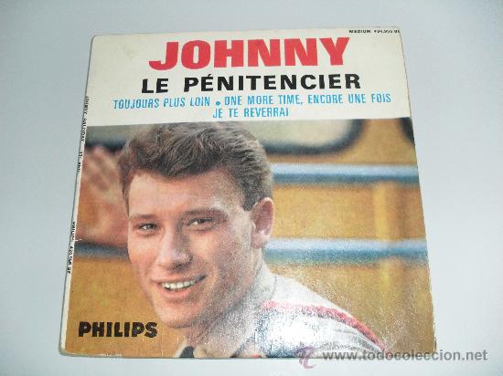 Discos de vinilo: JOHNNY HALLYDAY - LE PENITENCIER + 3 EP - Foto 1