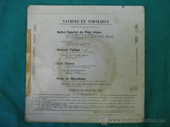 Discos de vinilo: Singels Navidad en Andalucia 1958 - Foto 2
