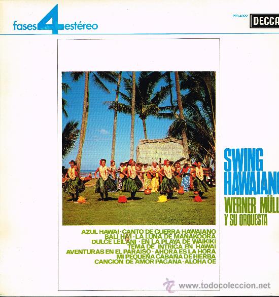 Discos de vinilo: Werner Muller - Swing Hawaiano - Lp 1976 - - Foto 1