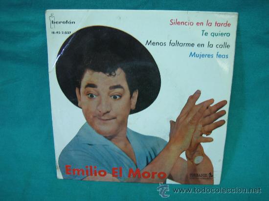 Discos de vinilo: Singels EMILIO EL MORO 1969 - Foto 1