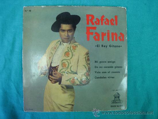 Discos de vinilo: Singels RAFAEL FARINA 1961 - Foto 1