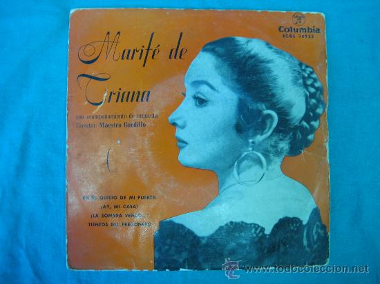 Discos de vinilo: Singels MARIFE DE TRIANA 1958 - Foto 1