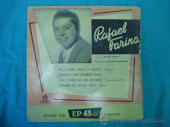 Discos de vinilo: Singels RAFAEL FARINA 1958 - Foto 1