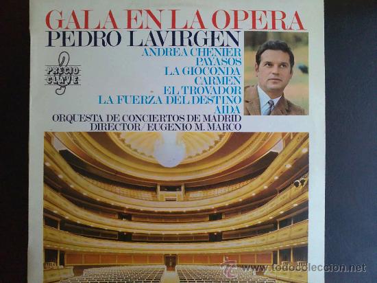 Discos de vinilo: PEDRO LAVIRGEN - GALA EN LA &Oacute;PERA - LP DE VINILO - Foto 1