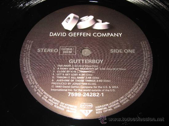 Discos de vinilo: LP GUTTERBOY - GUTTERBOY -DAVID GEFFEN COMPANY 1990 - Foto 3