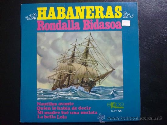 Discos de vinilo: HABANERAS - RONDALLA BIDASOA - EP DE VINILO - Foto 1