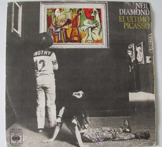 Discos de vinilo: NEIL DIAMOND - EL ULTIMO PICASSO - SINGLE 1975 - Foto 1