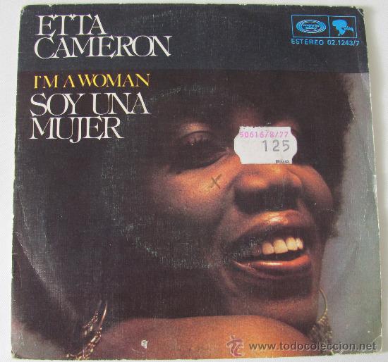 Discos de vinilo: ETTA CAMERON - IM A WOMAN - SINGLE 1977 - Foto 1