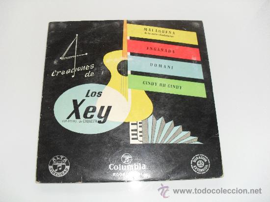 Discos de vinilo: LOS XEY - MALAGUE&Ntilde;A + 3 EP - Foto 1