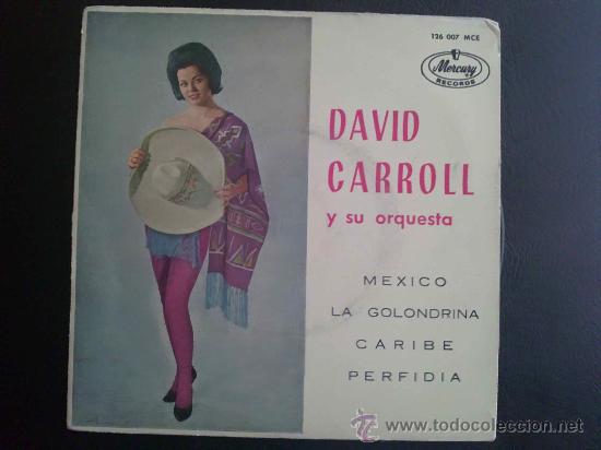Discos de vinilo: DAVID CARROLL - MEXICO - EP - Foto 1