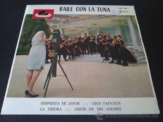 Discos de vinilo: BAILE CON LA TUNA - DESPIERTA MI AMOR - EP - Foto 1