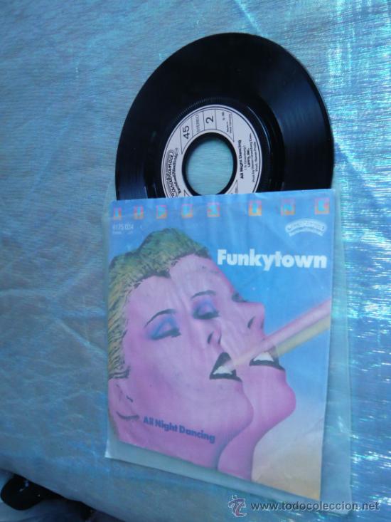 Discos de vinilo: funkytown lipps inc all nigth dancing - Foto 1