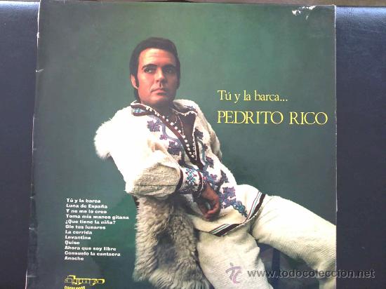Discos de vinilo: PEDRITO RICO - T&Uacute; Y LA BARCA... LP DE VINILO - Foto 1