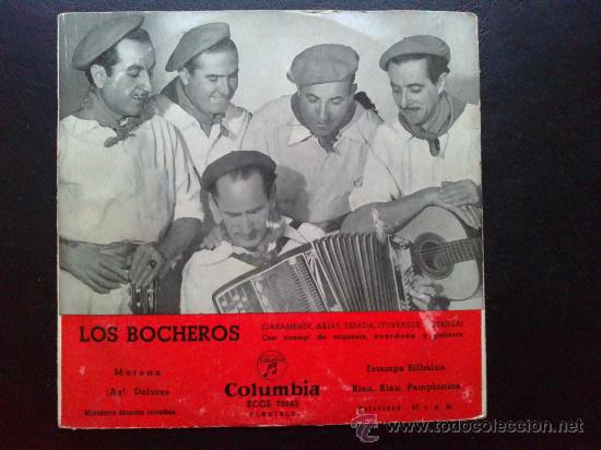 Discos de vinilo: LOS BOCHEROS - MORENA - EP DE VINILO - Foto 1