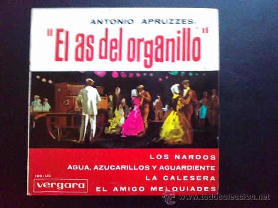 Discos de vinilo: EL AS DEL ORGANILLO - ANTONIO APRUZZESE - EP - Foto 1
