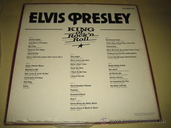 Discos de vinilo: ELVIS PRESLEY - CAJA CON TRES LPS - - Foto 2