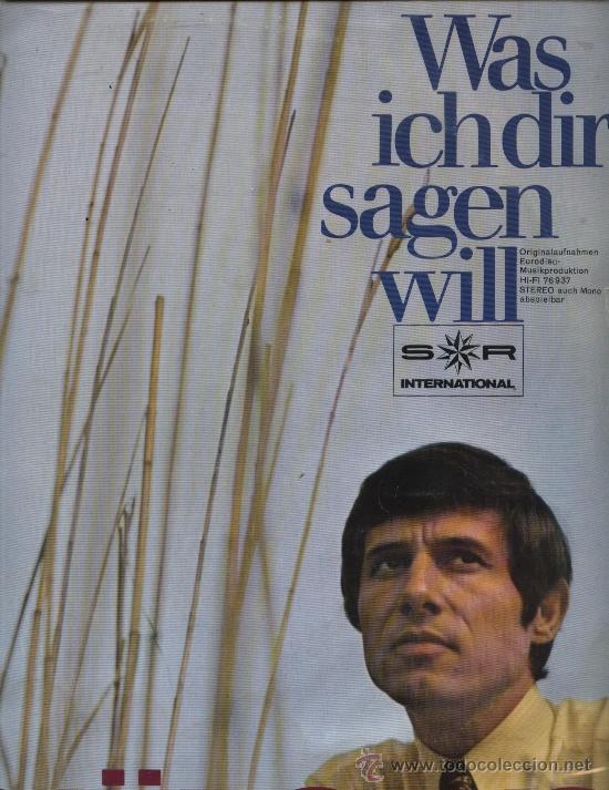 Discos de vinilo: Udo Jurgens:Was ich dir sagen will - Foto 1
