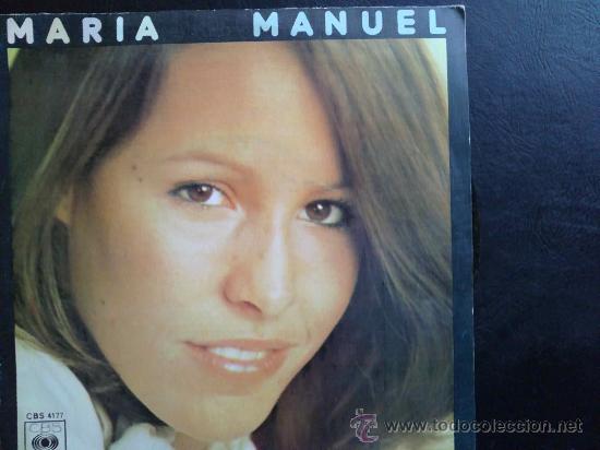 Discos de vinilo: MAR&Iacute;A - MANUEL - SINGLE VINILO - Foto 1