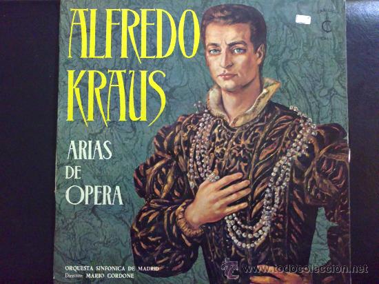 Discos de vinilo: ALFREDO KRAUS - ARIAS DE &Oacute;PERA - LP DE VINILO - Foto 1